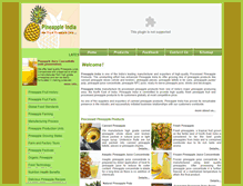 Tablet Screenshot of pineappleindia.com
